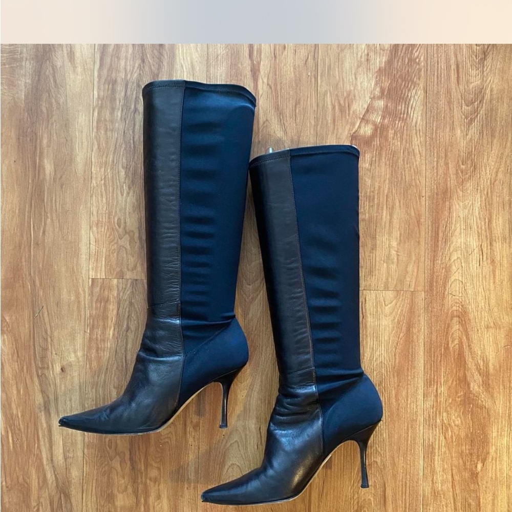 Jimmy Choo Black Knee-High Women's Boots